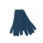 Luxury Lambswool Gloves - Ladies - Longer Cuff Style - Denim